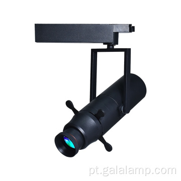 Luz LED profissional para trilho de contorno: Zoom Spotlight